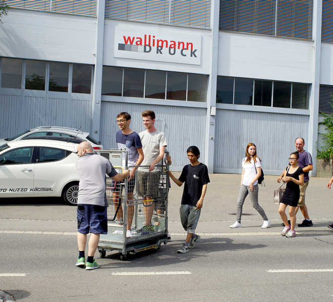 Gautschete von Cyrill Stöckli und Lukas Seric, neue Schwarzkünstler, Wallimann Druck und Verlag AG