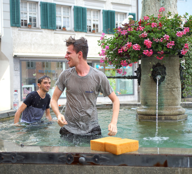 Gautschete von Cyrill Stöckli und Lukas Seric, neue Schwarzkünstler, Wallimann Druck und Verlag AG