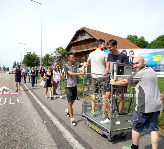 Gautschete von Cyrill Stöckli und Lukas Seric, neue Schwarzkünstler