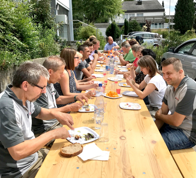 Grillparty bei der Wallimann Druck und Verlag AG