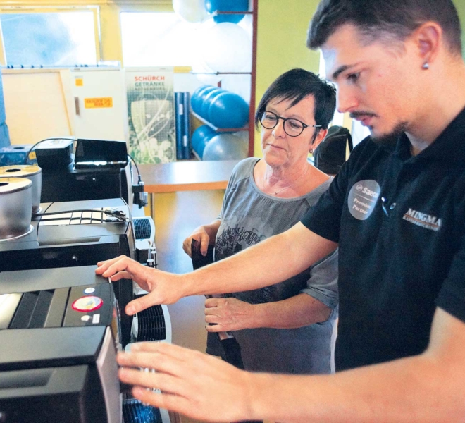 Gewerbeausstellung Beromünster, Mingmatic, Kaffeemaschine