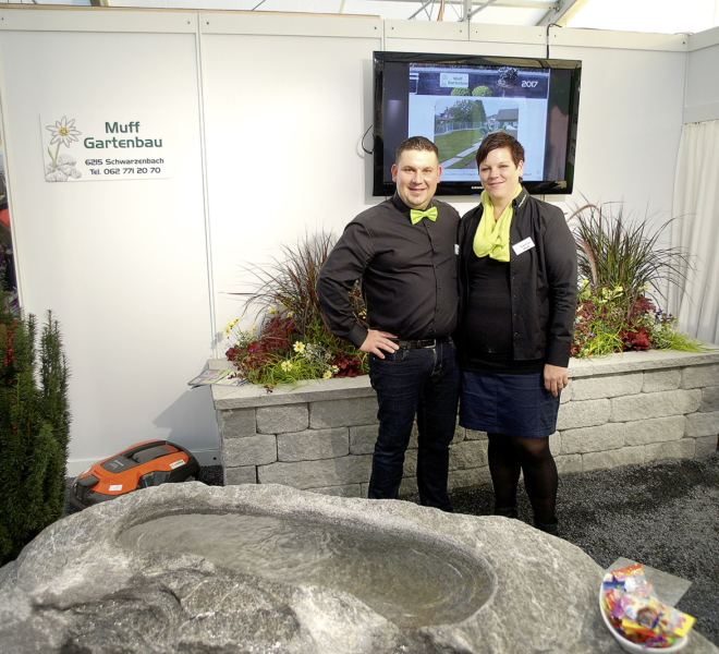 Gewerbeausstellung Beromünster, Muff Gartenbau, Stefan Muff