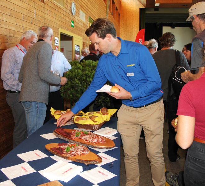 Apéro an der Eröffnung der Gewerbeausstelung Beromünster