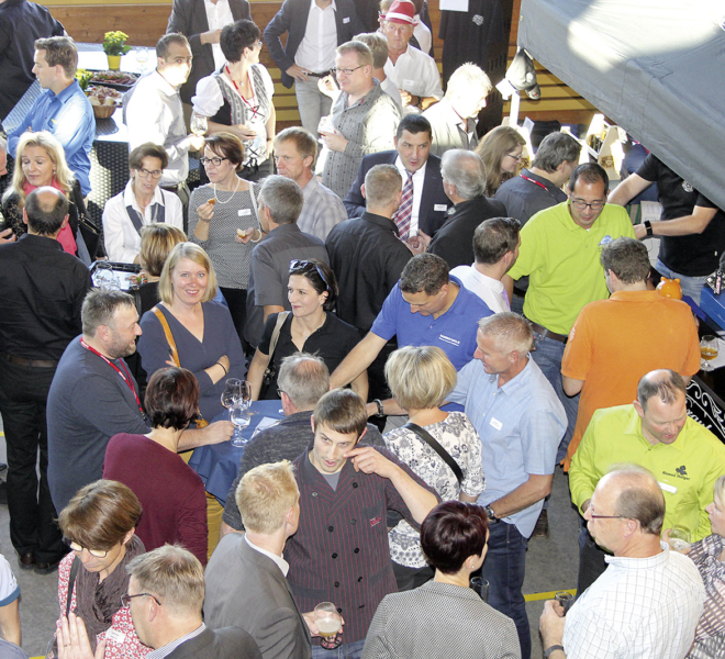 Apéro an der Eröffnung der Gewerbeausstelung Beromünster