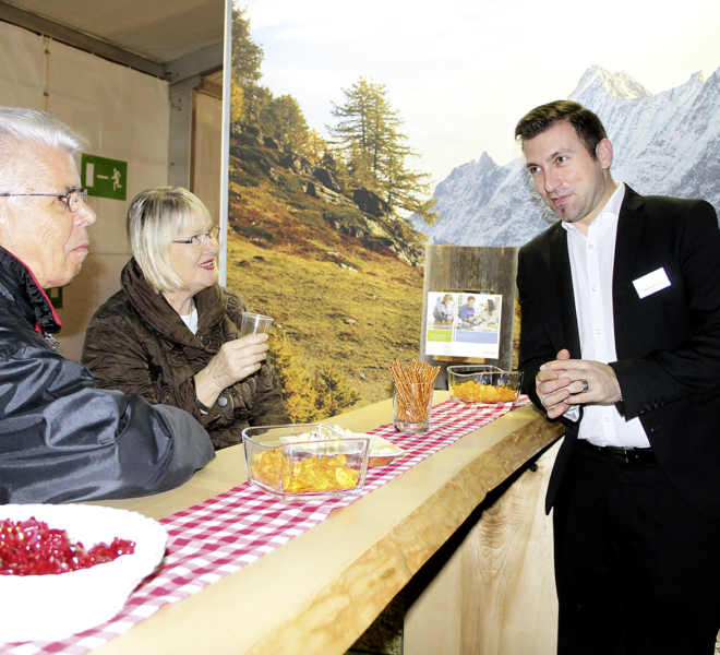 Firmen werden vorgestellt an der Gewerbeausstellung Stärne füfi in Beromünster