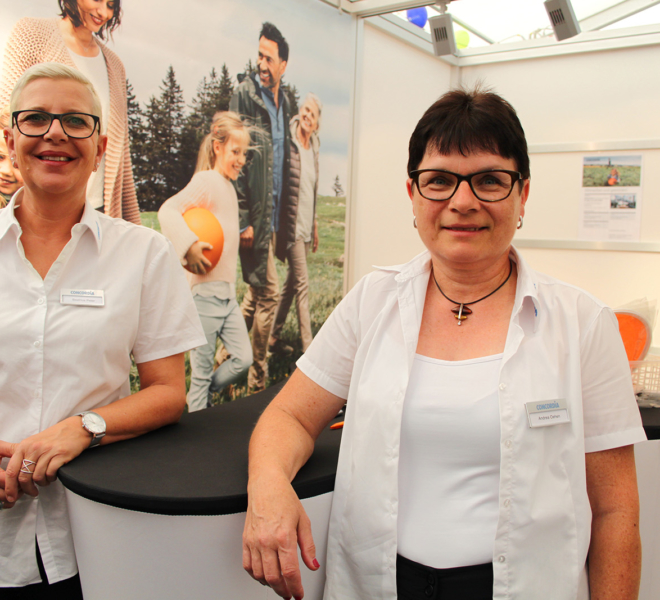 Concordia Krankenkasse an der Gewerbeausstellung Stärne füfi in Beromünster