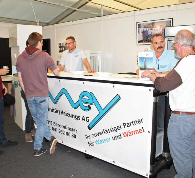 Wey Sanitär und Heizungs AG an der Gewerbeausstellung Stärne füfi in Beromünster