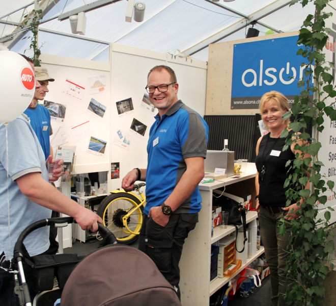 Alsona an der Gewerbeausstellung Stärne füfi in Beromünster