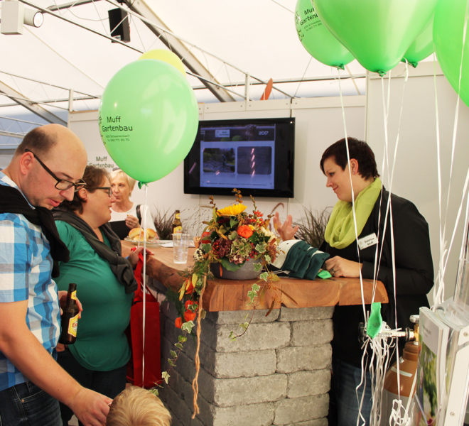 Muff Gartenbau an der Gewerbeausstellung Stärne füfi in Beromünster