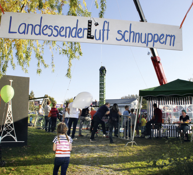 Landessender Jugend an der Gewerbeausstellung Stärne füfi in Beromünster