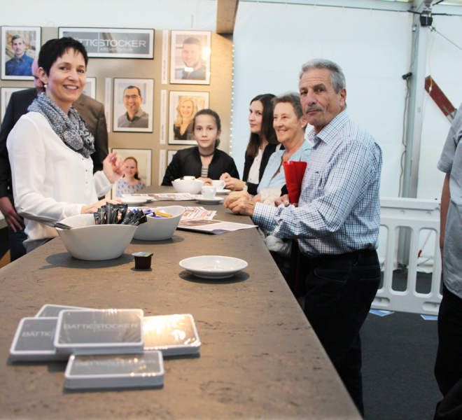 Bättig und Stocker Architektur an der Gewerbeausstellung Stärne füfi in Beromünster