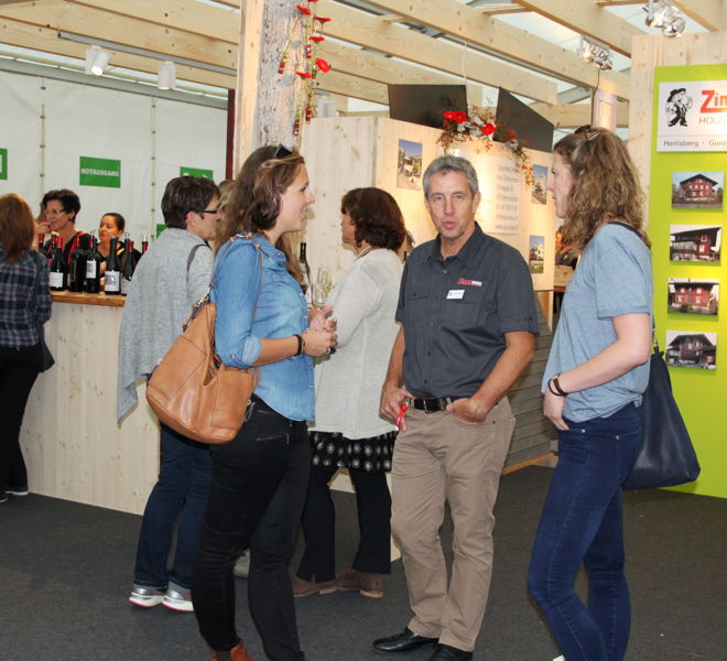 Zimmermann Holzbau und Sägerei AG an der Gewerbeausstellung Stärne füfi in Beromünster