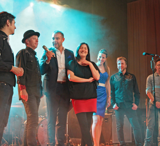 Musikalische Eröffnung der Gewerbeausstellung Stärne füfi in Beromünster