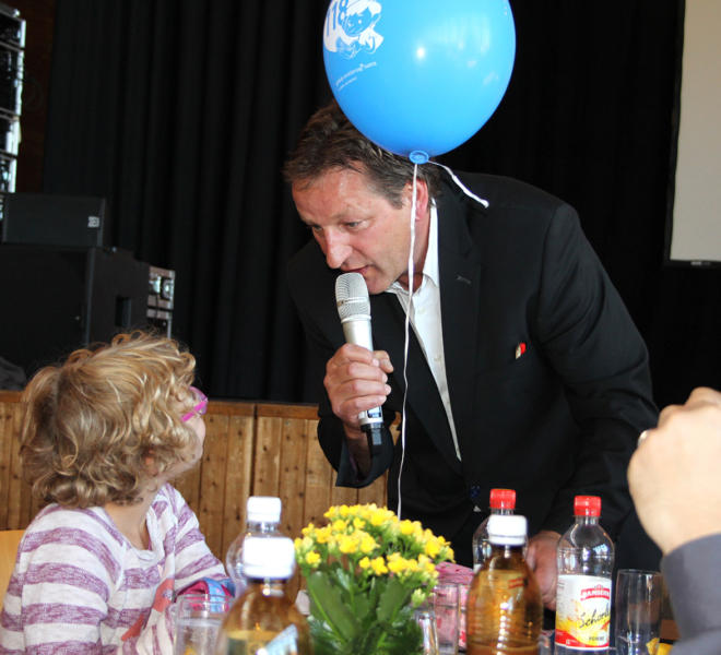 Wetz an der Gewerbeausstellung Stärne füfi in Beromünster