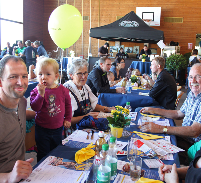 Viele Gäste an der Gewerbeausstellung Stärne füfi in Beromünster