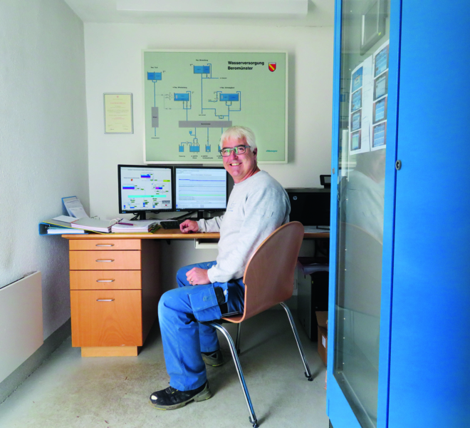 Sauberes Trinkwasser im Michelsamt, Wasserreservoir, Ueli Estermann