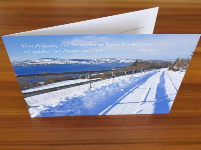 Trauerdrucksachen werden bei Wallimann Druck individuell für den Kunden hergestellt.