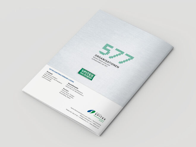 Die Wallimann Druck und Verlag AG gestaltet und druckt den Jahresbericht für die Spitex.