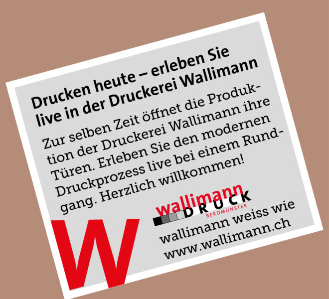 "550 Jahre Schwarze Kunst" Kantonsschule Beromünster.