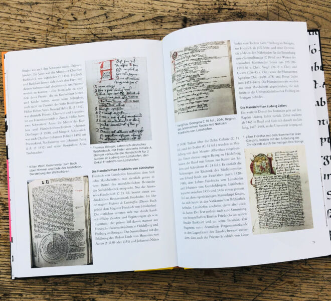 Buch 550 Jahre Schwarze Kunst, produziert von Wallimann Druck und Verlag AG.