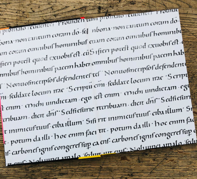 Buch 550 Jahre Schwarze Kunst, produziert von Wallimann Druck und Verlag AG.