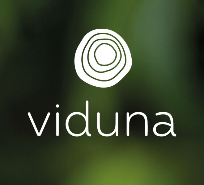 Gestaltung von Logo für die Firma Viduna Praxis Komplementärmedizin in Rain.