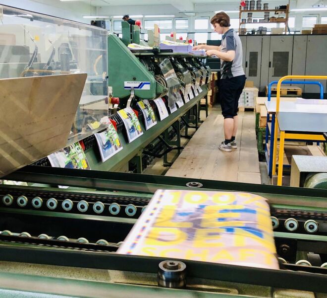 Janine Tremp, Lernende Printmedienverarbeiterin