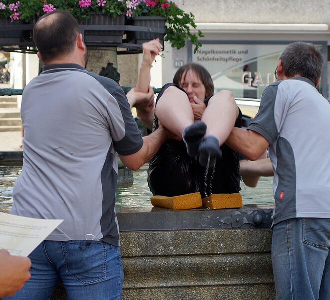 Janine Tremp wird «gegautscht»